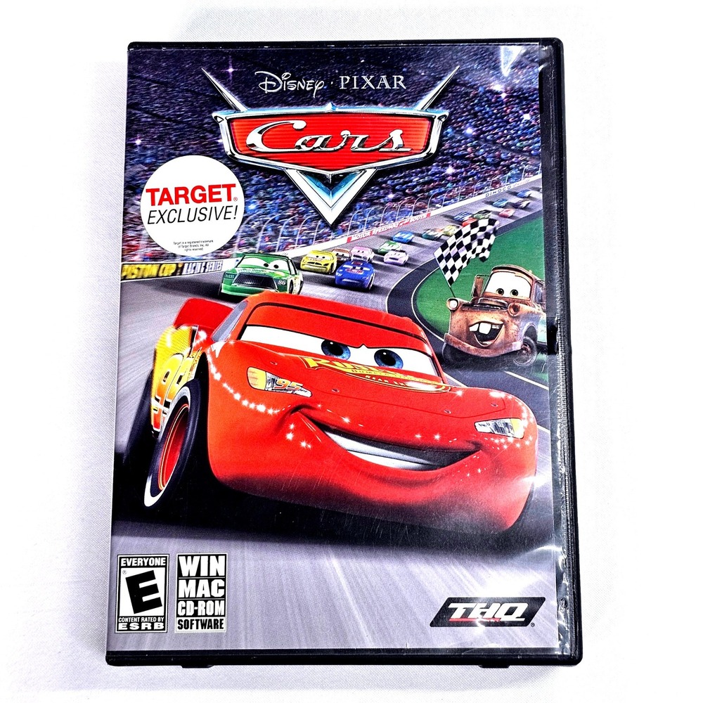 Disney Pixar Cars PC Mac Game THQ Target Exclusive 2-Disc Set Lightning McQueen